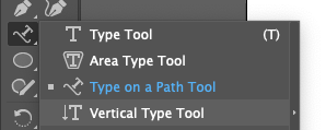 Инструмент Type on Path