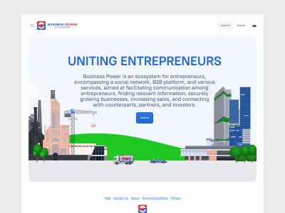 Business Power website design
