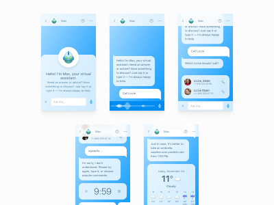 Qwerty Messenger UI design