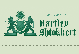 Фрагмент сайта / логотип компании Hartley & Shtokkert