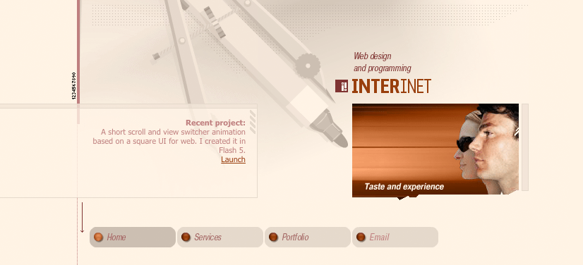 Interinet corporate website